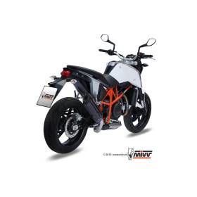 Silencieux KTM 690 Duke - Suono inox noir Mivv KT.010.L9