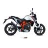 Silencieux KTM 690 Duke - Suono inox noir Mivv KT.010.L9