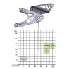 COMMANDES RECULÉES HONDA CB650R NEO SPORTS CAFE - GILLES TOOLING