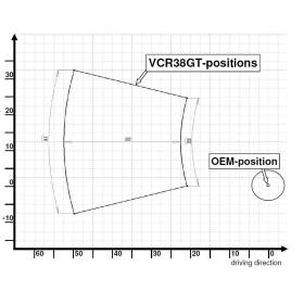 COMMANDES RECULÉES KAWASAKI ZX-10R / RR 2016-2019 - GILLES TOOLING - VCR-K06