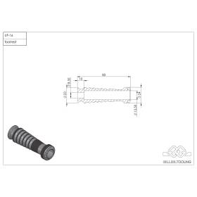 Reposes pieds pilote BMW Nine T 13-16 / Gilles Tooling Sport Black