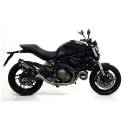Silencieux homologué Ducati Monster 821 2014-2017 / Arrow Alu Dark