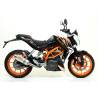 Silencieux KTM 390 Duke 13-16 / Arrow Thunder Alu embout Inox