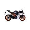 Silencieux KTM RC390 2017- Arrow Thunder embout Carbone