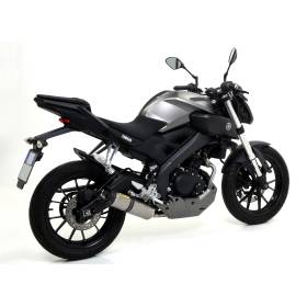 Échappement Yamaha MT125 / Arrow Thunder embout carbone