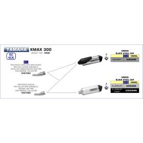 Silencieux Yamaha X-Max 300 / Urban Arrow 53523