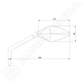 RÉTROVISEURS BARRACUDA LIGNE STREET