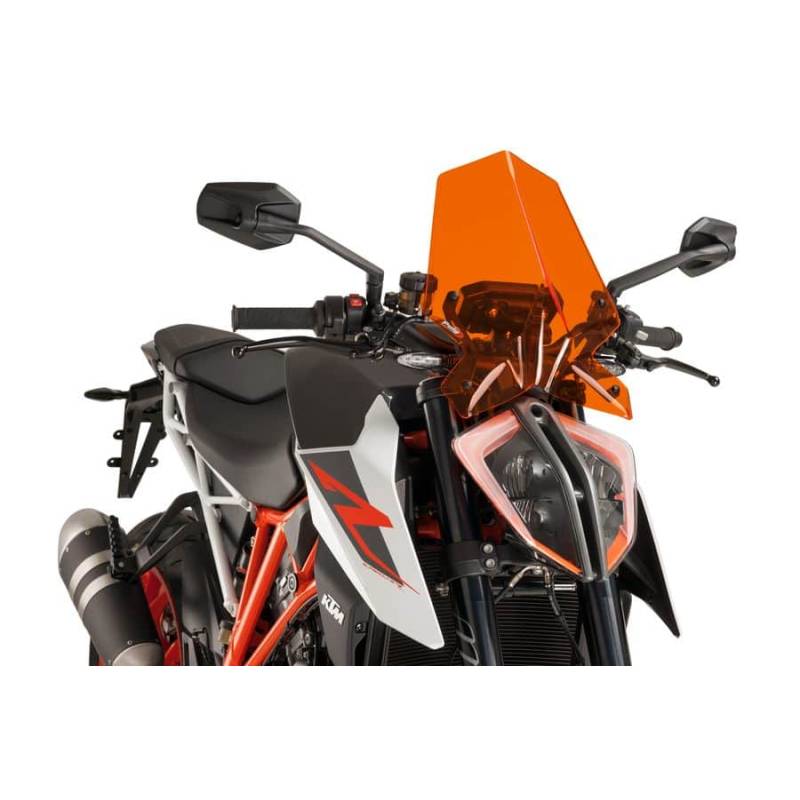 Bulle orange KTM 1290 Superduke R 2020 - Puig 9692T