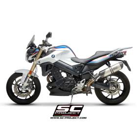 Silencieux BMW F800R 17-19 / SC Project Ovale Titane