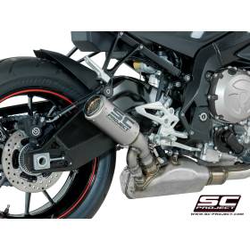 Silencieux BMW S1000R 17-20 / SC Project Carbone + grille