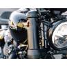 Enjoliveurs tube de fourche Bonneville Bobber Black - Wunderkind + clignotants