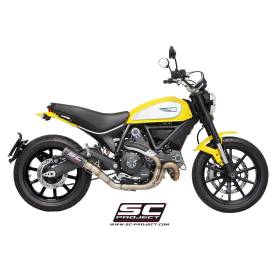 Silencieux Ducati Scrambler 800 - SC Project CRT Carbone