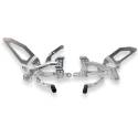 Commandes reculées Ducati Streetfighter V4 - CNC Racing Argent