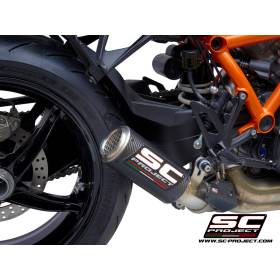 Silencieux CR-T KTM 1290 Superduke R 2020 - SC Project Carbone - KTM16-38CR