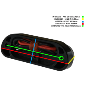 Eclairage de plaque universel CNC RACING ID014B