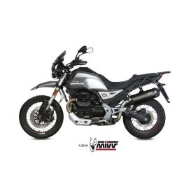 Silencieux carbone Moto-Guzzi V85TT - Oval Mivv M.013.LEC