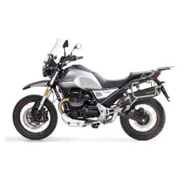 Silencieux Moto-Guzzi V85TT - Remus Black Hawk Inox Noir