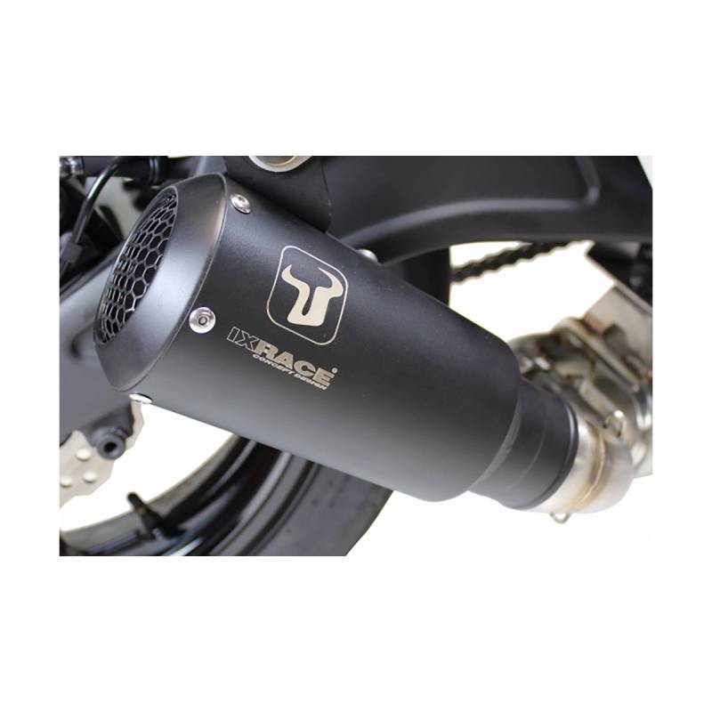 Silencieux inox noir Kawasaki Z900 / Ixrace MK2 Black