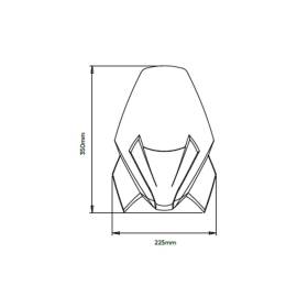 Bulle pour support d'origine BMW F900R / Puig 20359