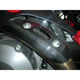 PARE CHALEUR ECHAPPEMENT CARBONE DUCATI 696 / 796 / 1100 / 1100 EVO - CARBONVANI