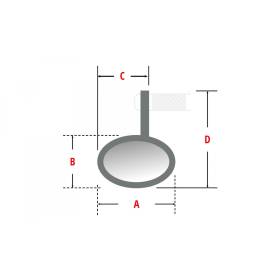 RETROVISEUR EMBOUT DE GUIDON / HIGHSIDER 301-294 