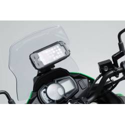 Support GPS pour cockpit Kawasaki Versys-X300 ABS - SW MOTECH GPS.08.875.10000/B