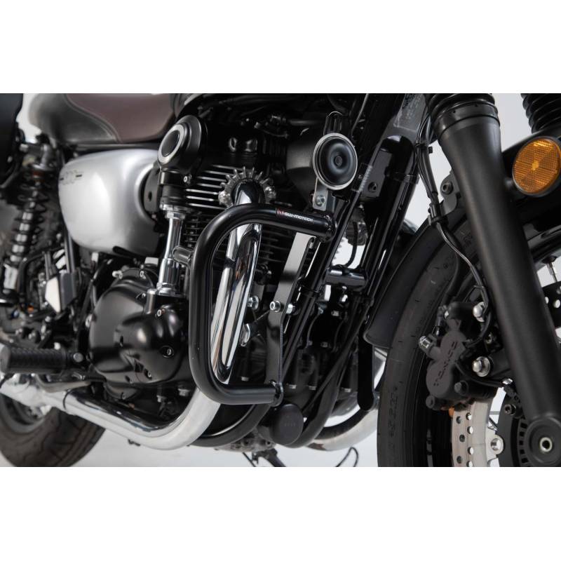 Crashbar Kawasaki W800 Street / Cafe - SW MOTECH Noir