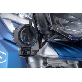 SW MOTECH Supports pour feux additionnels Noir. Triumph Tiger 800 modèles (10-).