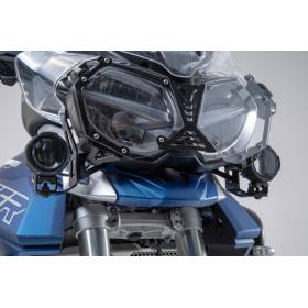 SW MOTECH Supports pour feux additionnels Noir. Triumph Tiger 800 modèles (10-).