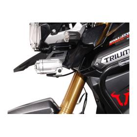 SW MOTECH Supports pour feux additionnels Noir. Triumph Tiger 1200 Explorer (11-15).