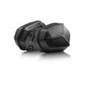 Set de valises latérales AERO ABS  2x 25 l. Plastique rigide ABS. Noir.