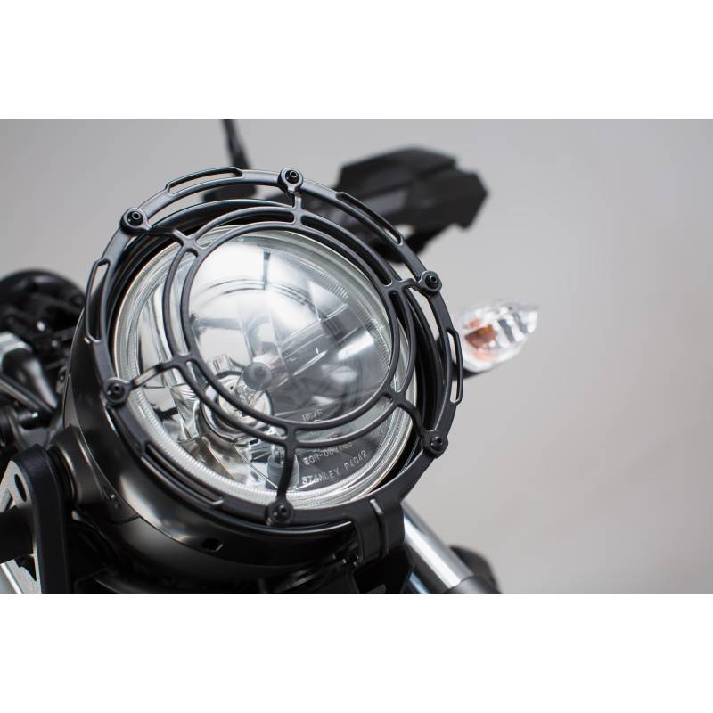 SW MOTECH Protection de phare Grille. Noir. Yamaha XSR700 (15-).