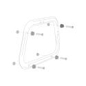 SW MOTECH Kit d\'adaptation sur support de valises EVO Pour valises latérales AERO ABS. Pour 2 valises.