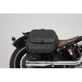 SW MOTECH Support latéral SLH droit Harley-Davidson Softail Slim (12-17).