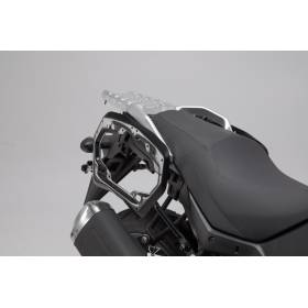 SW MOTECH Supports latéraux PRO Noir. Suzuki DL 650 (17-).