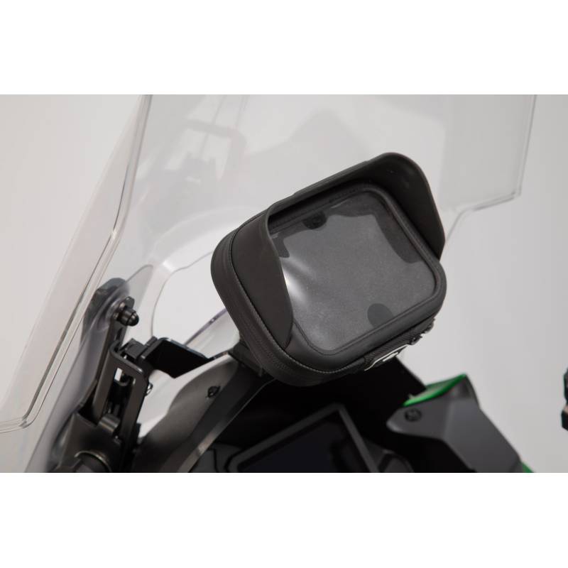 SW MOTECH Support GPS pour cockpit Noir. Kawasaki Versys 1000 (18-).