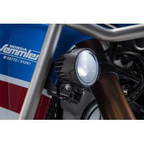 SW MOTECH EVO Kit de feux anti-brouillard Noir. Pour Honda CRF1000L Adv Sports (18-).