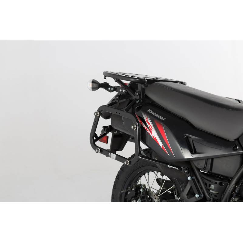 SW MOTECH Supports valises EVO Noir. Renforcé. Kawasaki KLR650 (08-).