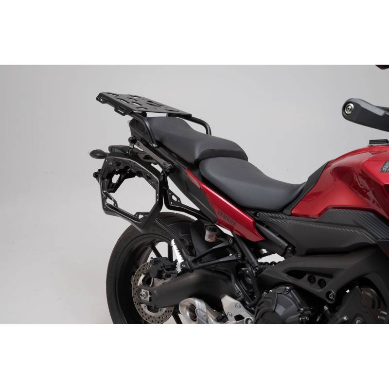 SW MOTECH Supports latéraux PRO Noir. Yamaha MT-09 Tracer/ Tracer 900GT (17-).