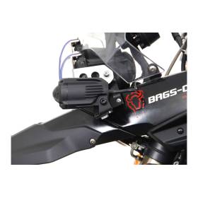 SW MOTECH Supports pour feux additionnels Noir. BMW F 800 GS (08-12) / F 650 GS (07-11).