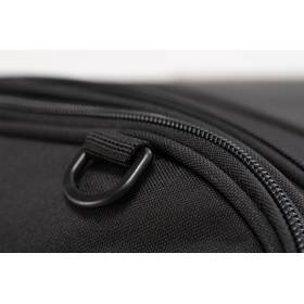 SW MOTECH Sacoche de selle ION M 26-36 l. Noir. 600D polyester / Vinyle souple.
