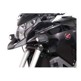 Support pour feux additionnels Honda Crosstourer - SW MOTECH Noir