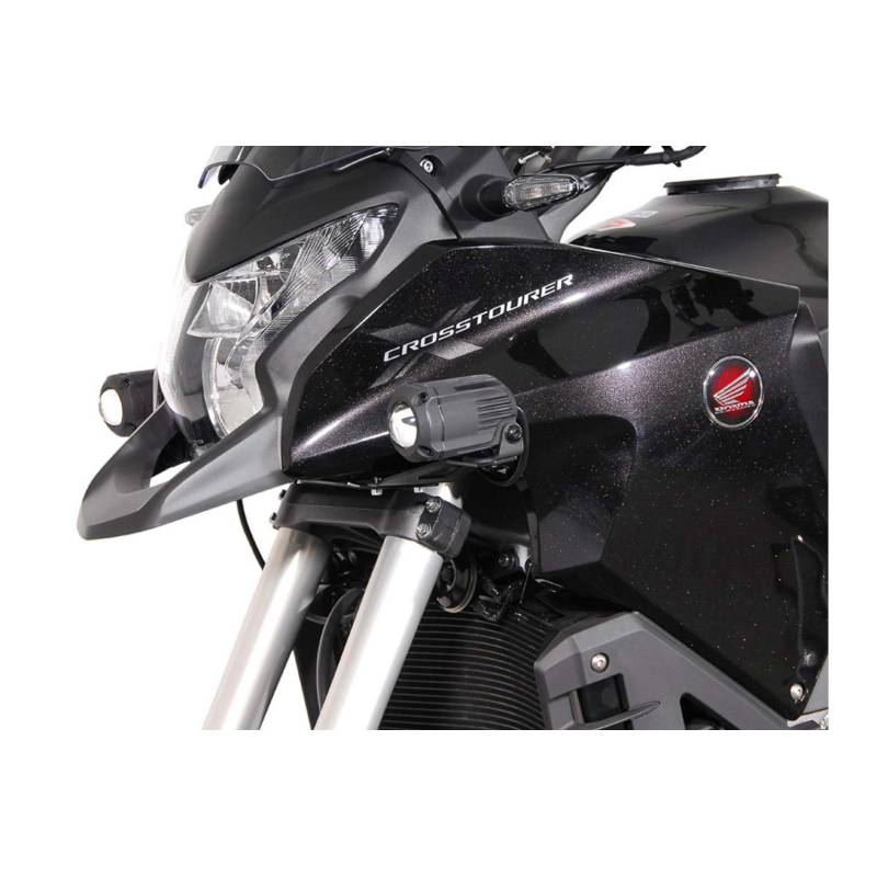 Support pour feux additionnels Honda Crosstourer - SW MOTECH Noir