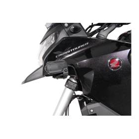 Support pour feux additionnels Honda Crosstourer - SW MOTECH Noir