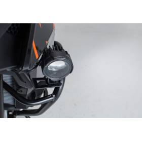 Supports pour feux additionnels KTM 1050/1090Adv, 1190Adv/R - SW MOTECH Noir