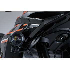 Supports pour feux additionnels KTM 1050/1090Adv, 1190Adv/R - SW MOTECH Noir