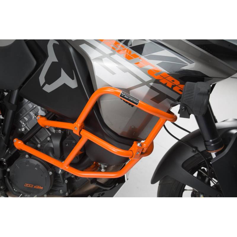 Crashbar supérieur KTM 1290 SAdv R/S, 1090 Adv - SW MOTECH Orange