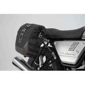 Set sacoches et supports Moto Guzzi V7III - SW MOTECH Legend Gear Black