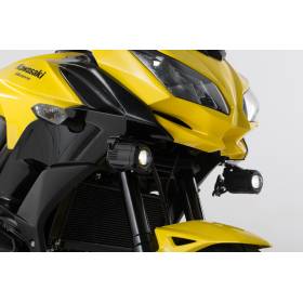 Supports pour feux additionnels Kawasaki Versys 650 - SW MOTECH Noir