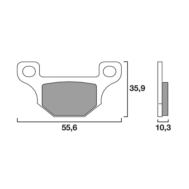 PLAQUETTES DE FREINS BREMBO 07GR09CC